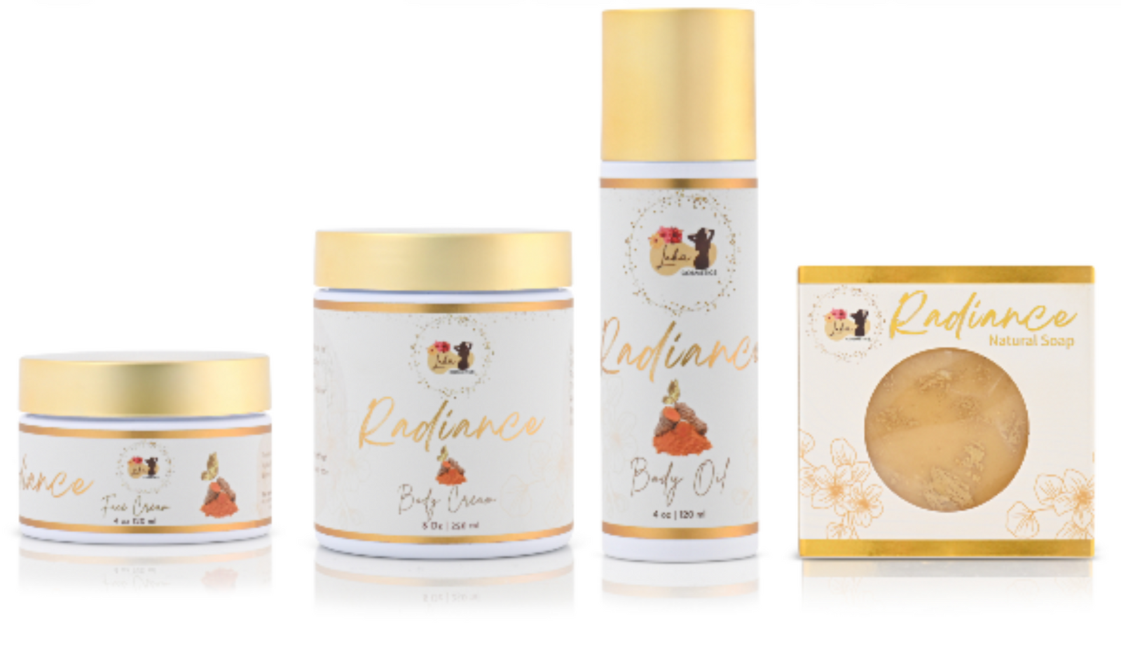 Lakū Mini Turmeric Set — Radiance 4-product group