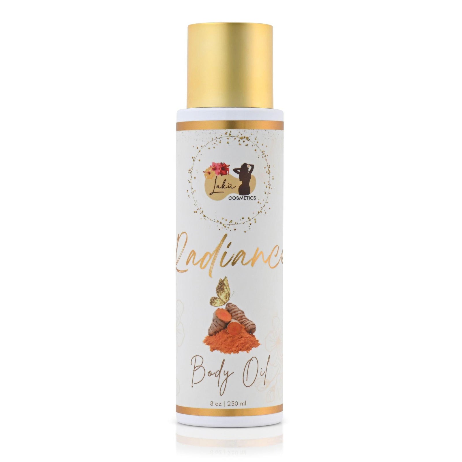 Lakū Turmeric Body Oil — Radiance packshot on white
